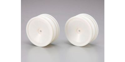 Front Narrow 4WD Wheels 1:10 Buggy 2.2 Inch (2) - White