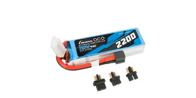 Gens ace Battery LiPo 3S 11.1V-2200-45C (Multi) 106x34x24mm 190g