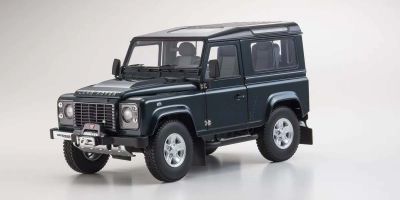 Kyosho 1:18 Land Rover Defender 90 2007 Aintree Green