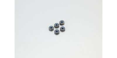 Nylon Lock Nuts M3x3.3mm (5) Kyosho