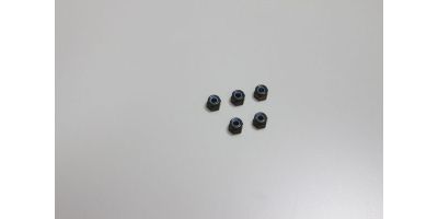 Nylon Lock Nuts M3x4.3mm (5) Kyosho