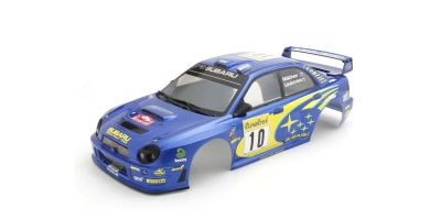 Body shell set 1:10 Fazer Rally FZ02R Subaru Impreza WRC2002 - Blue