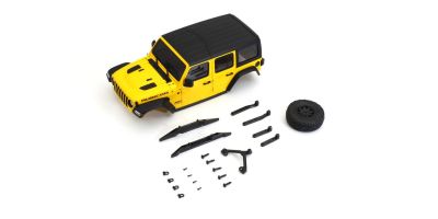 Bodyshell  Jeep Wrangler Rubicon Mini-Z 4X4 MX01 Yellow