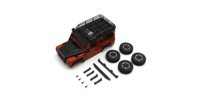 Bodyshell Land Rover Defender 90 Adventure Orange Mini-Z 4X4 MX01