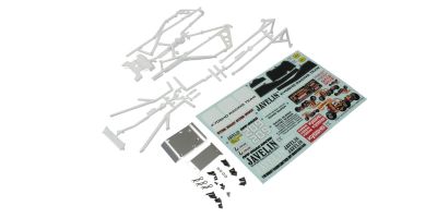Body Parts and Roll Bar Kyosho Javelin - White