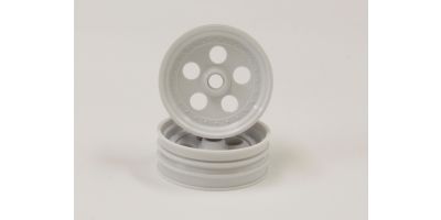 Front Wheel Kyosho Tomahawk-Ultima JJ (2) White 2.0 inches