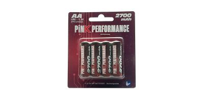 Pink Performance Batteries R6-AA Cells Ni-Mh 2700Mah (4) 50x14mm 120g