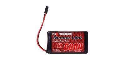Pink Runner LiPo 1S 3.7V-6000 for Sanwa M17
