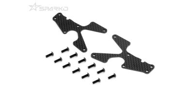 Sparko F8 Carbon Front Lower Arm Inserts 1.5mm - 2pcs