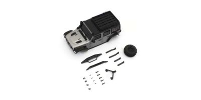 Bodyshell  Jeep Wrangler Rubicon Mini-Z 4X4 MX01 Silver 