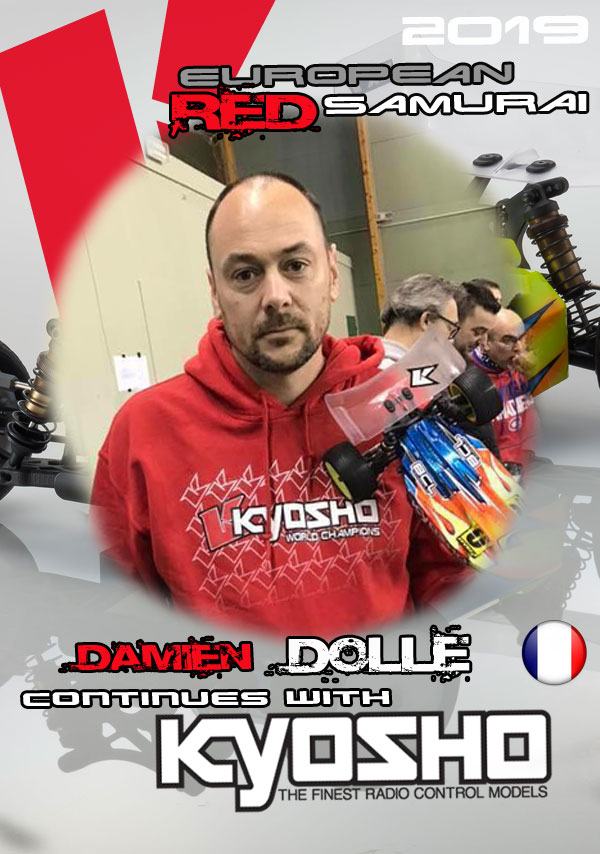 Damien Dollé continue with Team Kyosho Europe