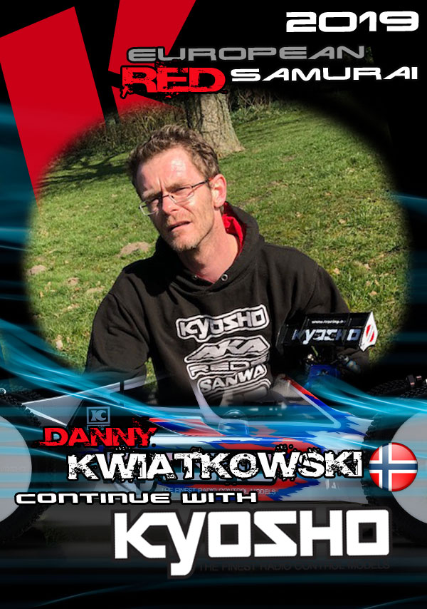 Danny Kwiatkowski continue with Team Kyosho Europe